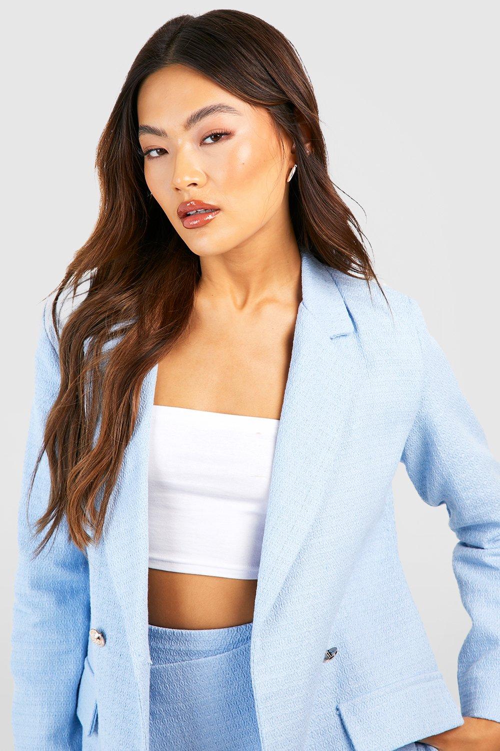 Boohoo deals tweed jacket